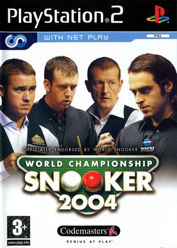 World Championship Snooker 2004 box art for Playstation 2